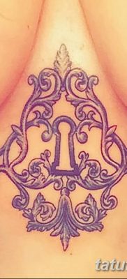Фото тату замочная скважина 25.08.2018 №102 — keyhole tattoo — tatufoto.com