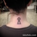 Фото тату замочная скважина 25.08.2018 №131 - keyhole tattoo - tatufoto.com