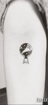 Фото тату замочная скважина 25.08.2018 №132 — keyhole tattoo — tatufoto.com