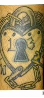 Фото тату замочная скважина 25.08.2018 №138 — keyhole tattoo — tatufoto.com