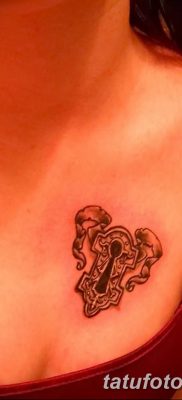 Фото тату замочная скважина 25.08.2018 №140 — keyhole tattoo — tatufoto.com