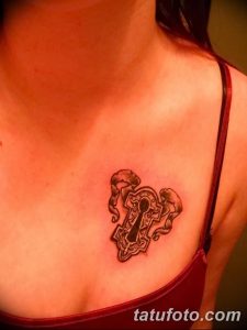 Фото тату замочная скважина 25.08.2018 №140 - keyhole tattoo - tatufoto.com