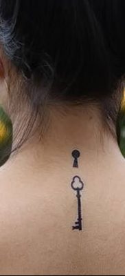 Фото тату замочная скважина 25.08.2018 №155 — keyhole tattoo — tatufoto.com