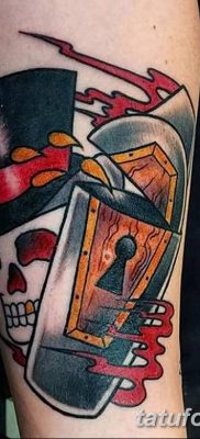 Фото тату замочная скважина 25.08.2018 №158 — keyhole tattoo — tatufoto.com