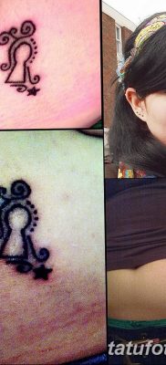 Фото тату замочная скважина 25.08.2018 №160 — keyhole tattoo — tatufoto.com