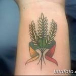 Фото тату колос пшеницы от 07.08.2018 №002 - tattoos ear of wheat - tatufoto.com