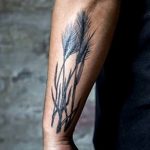 Фото тату колос пшеницы от 07.08.2018 №011 - tattoos ear of wheat - tatufoto.com
