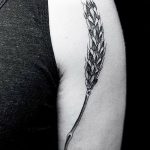 Фото тату колос пшеницы от 07.08.2018 №055 - tattoos ear of wheat - tatufoto.com
