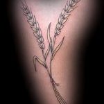 Фото тату колос пшеницы от 07.08.2018 №080 - tattoos ear of wheat - tatufoto.com
