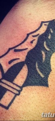 Фото тату копье 22.08.2018 №025 — spear tattoo — tatufoto.com