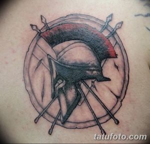 Фото тату копье 22.08.2018 №044 - spear tattoo - tatufoto.com