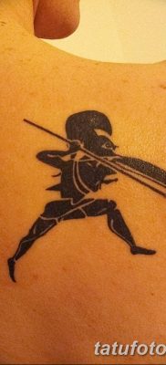 Фото тату копье 22.08.2018 №046 — spear tattoo — tatufoto.com