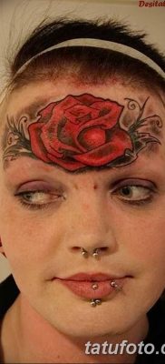 Фото тату красная роза от 08.08.2018 №081 — red rose tattoo — tatufoto.com