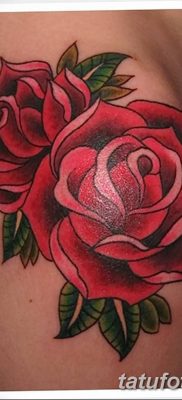 Фото тату красная роза от 08.08.2018 №084 — red rose tattoo — tatufoto.com