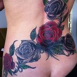 Фото тату красная роза от 08.08.2018 №091 - red rose tattoo - tatufoto.com
