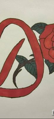 Фото тату красная роза от 08.08.2018 №106 — red rose tattoo — tatufoto.com