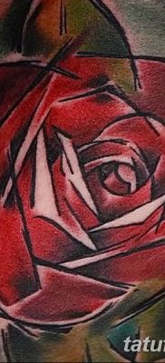 Фото тату красная роза от 08.08.2018 №110 — red rose tattoo — tatufoto.com