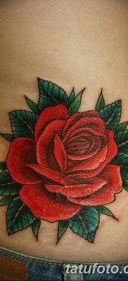 Фото тату красная роза от 08.08.2018 №121 — red rose tattoo — tatufoto.com