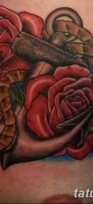 Фото тату красная роза от 08.08.2018 №129 — red rose tattoo — tatufoto.com