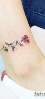 Фото тату красная роза от 08.08.2018 №136 — red rose tattoo — tatufoto.com