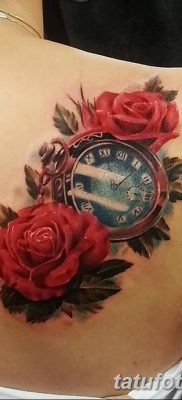 Фото тату красная роза от 08.08.2018 №138 — red rose tattoo — tatufoto.com