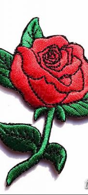 Фото тату красная роза от 08.08.2018 №141 — red rose tattoo — tatufoto.com