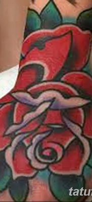 Фото тату красная роза от 08.08.2018 №148 — red rose tattoo — tatufoto.com