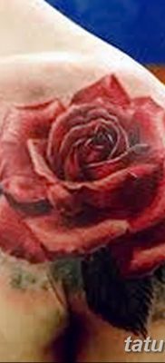 Фото тату красная роза от 08.08.2018 №150 — red rose tattoo — tatufoto.com