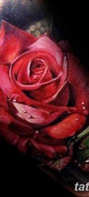 Фото тату красная роза от 08.08.2018 №164 — red rose tattoo — tatufoto.com