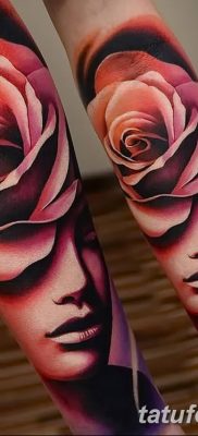 Фото тату красная роза от 08.08.2018 №165 — red rose tattoo — tatufoto.com