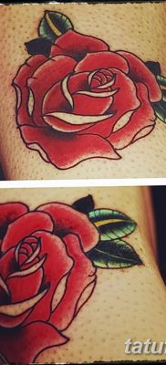 Фото тату красная роза от 08.08.2018 №168 — red rose tattoo — tatufoto.com