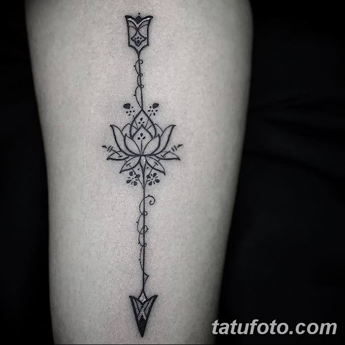 Фото тату лотос для девушки от 07.08.2018 №038 — lotus tattoo for girl — tatufoto.com
