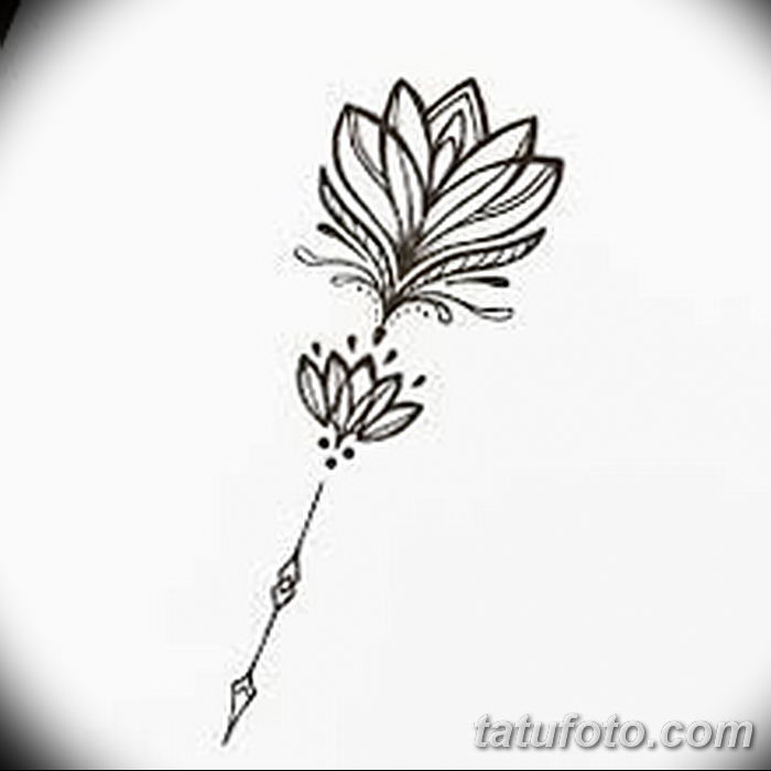Фото тату лотос для девушки от 07.08.2018 №041 — lotus tattoo for girl — tatufoto.com