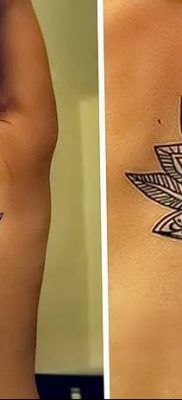 Фото тату лотос для девушки от 07.08.2018 №140 — lotus tattoo for girl — tatufoto.com