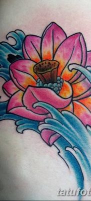 Фото тату лотос для девушки от 07.08.2018 №142 — lotus tattoo for girl — tatufoto.com