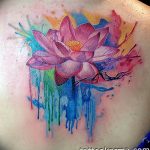 Фото тату лотос для девушки от 07.08.2018 №143 - lotus tattoo for girl - tatufoto.com