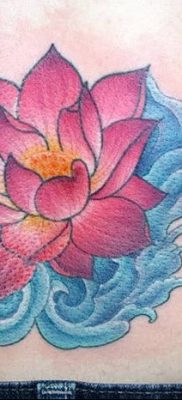 Фото тату лотос для девушки от 07.08.2018 №163 — lotus tattoo for girl — tatufoto.com