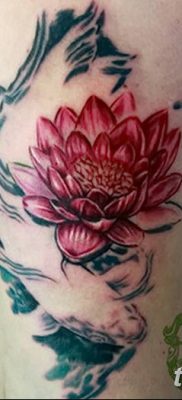 Фото тату лотос для девушки от 07.08.2018 №167 — lotus tattoo for girl — tatufoto.com