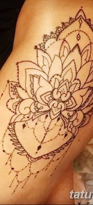 Фото тату лотос для девушки от 07.08.2018 №179 — lotus tattoo for girl — tatufoto.com
