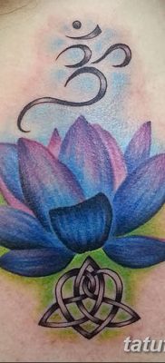 Фото тату лотос для девушки от 07.08.2018 №187 — lotus tattoo for girl — tatufoto.com