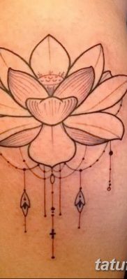 Фото тату лотос для девушки от 07.08.2018 №204 — lotus tattoo for girl — tatufoto.com