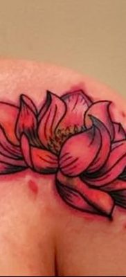 Фото тату лотос для девушки от 07.08.2018 №208 — lotus tattoo for girl — tatufoto.com