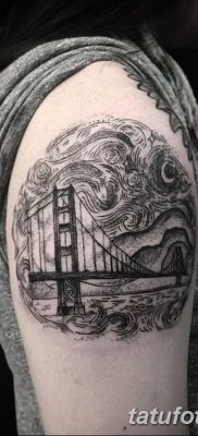 Фото тату мост 25.08.2018 №001 — bridge tattoo — tatufoto.com