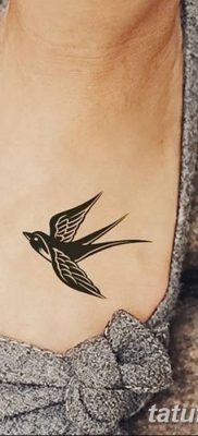 Фото тату птицы для девушек от 07.08.2018 №003 — bird tattoo for girls — tatufoto.com