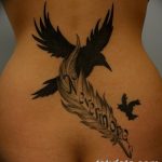 Фото тату птицы для девушек от 07.08.2018 №009 - bird tattoo for girls - tatufoto.com