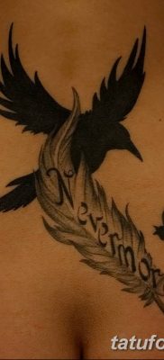 Фото тату птицы для девушек от 07.08.2018 №009 — bird tattoo for girls — tatufoto.com