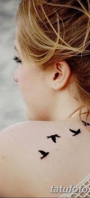 Фото тату птицы для девушек от 07.08.2018 №014 — bird tattoo for girls — tatufoto.com