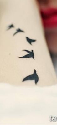 Фото тату птицы для девушек от 07.08.2018 №016 — bird tattoo for girls — tatufoto.com
