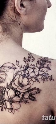 Фото тату птицы для девушек от 07.08.2018 №029 — bird tattoo for girls — tatufoto.com