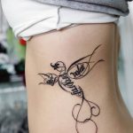 Фото тату птицы для девушек от 07.08.2018 №038 - bird tattoo for girls - tatufoto.com